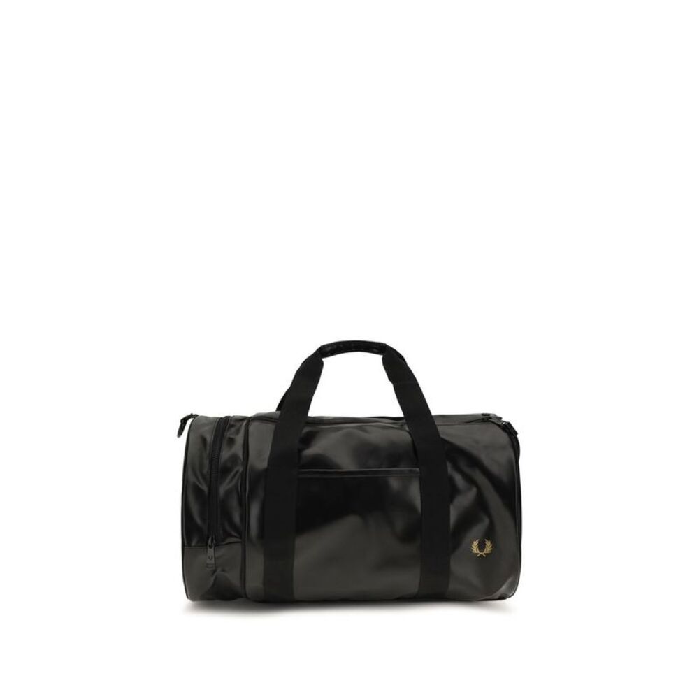 Fred Perry Black Polyester Luggage And Men's Travel